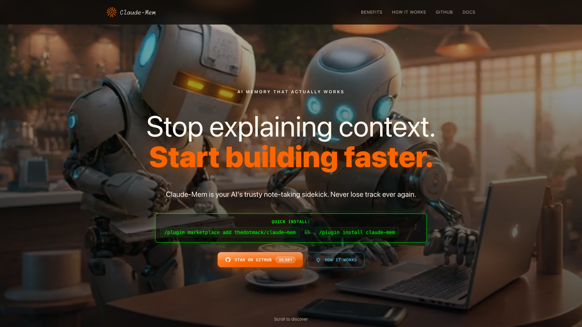 Claude Mem AI Memory Archive Interface